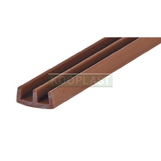 Pojezdový profil pro sklo - SPODNÍ P17/B